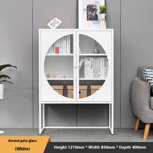 Armadietto di stoccaggio in ferro a gambe alte in stile nordico lato casa da pranzo e portariviste multistrato <span class=keywords><strong>per</strong></span> balcone <span class=keywords><strong>per</strong></span> l'ingresso del soggiorno - Product Image 2