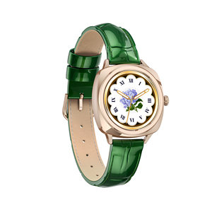2024 nouveauté montre intelligente exclusive pour femmes l'avenir de la <span class=keywords><strong>technologie</strong></span> de la mode IP68 étanche avec boîtier en métal bracelet en cuir - Product Image 3