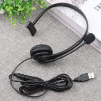 Casque audio filaire de haute qualité, étanche IPX-4, avec prise jack 3,5 mm/USB/Type-C, adaptateur multimédia et commande intégrée
