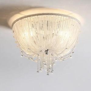 Lámpara de techo de araña de cristal de lujo de gran oferta OEM, candelabros redondos simples, Led luces colgantes, lámpara colgante dorada - Product Image 1