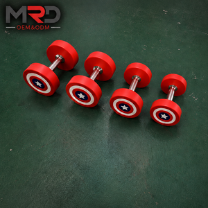 Mancuernas <span class=keywords><strong>de</strong></span> Peso Fijo, Duraderas, Recubiertas <span class=keywords><strong>de</strong></span> Goma, <span class=keywords><strong>de</strong></span> Hierro Fundido, Ecológicas, para Gimnasio Comercial y Entrenamiento en Casa - Product Image 5