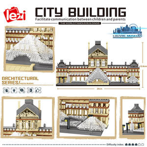 3377 pièces arrivé France le musée du Louvre <span class=keywords><strong>Culture</strong></span> Mini brique Mini calture bloc de construction jouet pour adultes et enfants cadeau de noël - Product Image 5