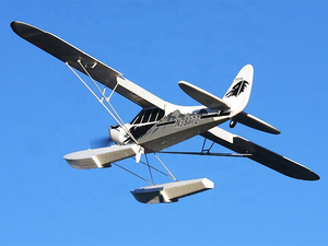 1700mm quy mô lớn FMS PA-18 siêu Cub EP <span class=keywords><strong>RC</strong></span> máy bay PNP W/phao & phản xạ V2 thiết bị hạ cánh gồ ghề và đèn cài đặt sẵn n3817z - Product Image 4