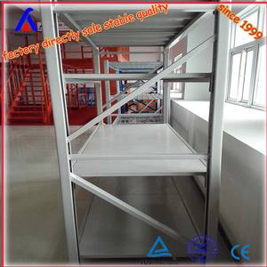 أرفف صناعية ذات إطار مستقيم ملحوم طويل المدى, رف تخزين من الصلب ذو تصميم متوسط - Product Image 4