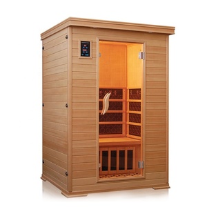 Salle de sauna infrarouge lointain de qualité supérieure Fenlin / Salle de sauna en bois / Salle de sauna russe - Product Image 2