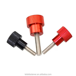 Tornillos de Mariposa de Aluminio con Rosca Métrica, Fijaciones de 12 mm de Diámetro, Cabeza Redonda, Acabado Anodizado - Product Image 4