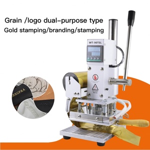 Machine de marquage à chaud numérique WT-90DS, presse à chaud pour cuir, bois, PVC, papier, logo personnalisé, marquage à chaud en relief - Product Image 5