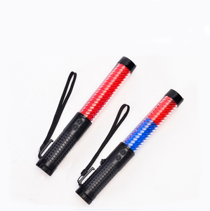 30Cm Ban Đêm Đa Chức Năng ABS LED Giao Thông Baton Nhựa An Ninh Tuần Tra Tiếng bíp Với Quản Lý Giao Thông Cảnh Báo Ánh Sáng Stick - Product Image 1