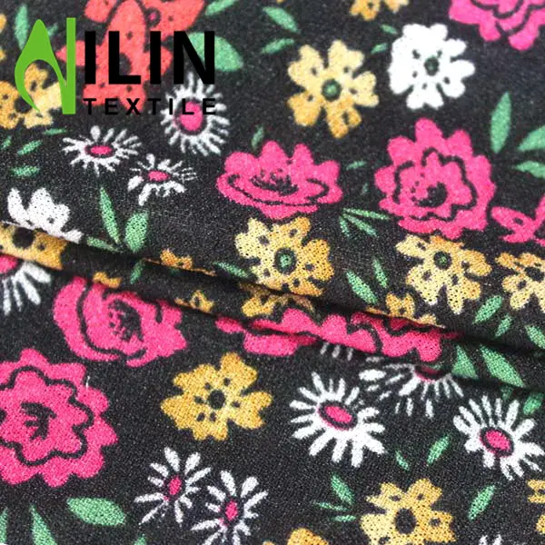 Chinese print 100D ITY fabric
