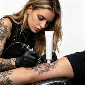 Crème pour tatouage à texture fine, directement de l'usine, pour salons de tatouage et instituts de beauté dans le monde entier, livraison rapide - Product Image 3