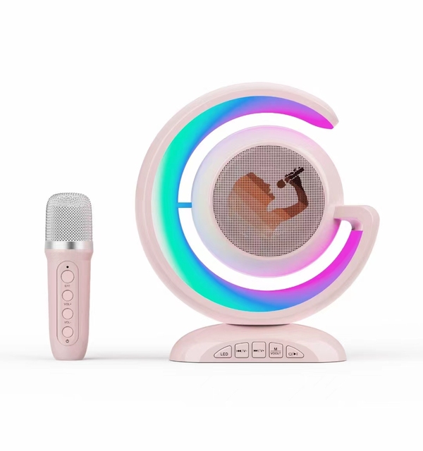 Multifunction Smart Speaker YS-110 Karaoke Speaker New  Lighting Atmosphere Feel Family Singing Portable Speaker