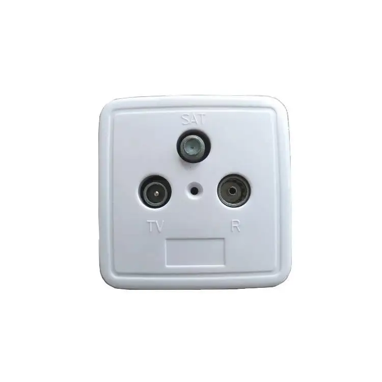 New Home Residential/General-Purpose Wall Mount Electronic Satellite+TV Outlet Socket