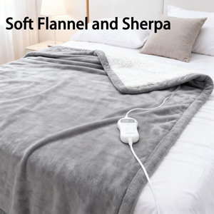 <span class=keywords><strong>Couverture</strong></span> <span class=keywords><strong>chauffante</strong></span> électrique sur mesure en gros, taille Queen, 10 niveaux de chauffage réglables pour lit, solution de chaleur personnalisée - Product Image 2