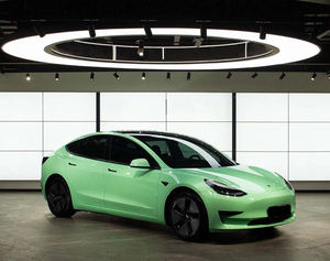 Armée vert gris 6.5mil épais PVC voiture Wrap vinyle auto-cicatrisant anti-rayures 99% UV/90% <span class=keywords><strong>IR</strong></span> rejet 2 ans <span class=keywords><strong>de</strong></span> garantie pour SUV/Jeep - Product Image 3