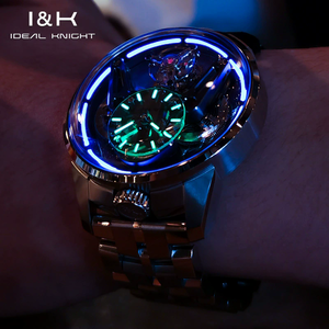 Relojes de Pulsera Mecánicos Tourbillon Luminosos de Lujo con Esqueleto Hueco, Ideales para Dropshipping, de Alta Calidad y Moda Deportiva - Product Image 3