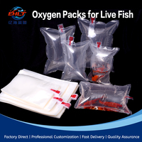 Sac à oxygène gonflable et respirant, étanche et robuste, pour le transport longue distance de poissons ornementaux vivants