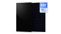 Modul PV TOPCon Stok EU Panel Surya Bifasial Hitam Penuh 108 sel 182mm 430w 440w 500w 455w 550w Fotovoltaik Surya