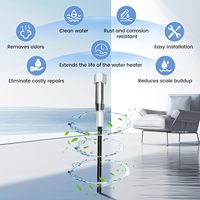 Tige d'anode électrique pour chauffe-eau de 40 à 89 gallons Produit métallique qui élimine les odeurs et réduit la rouille calcaire