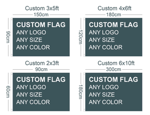Прочные классические двусторонние национальные полиэстеровые флаги с индивидуальной печатью 3x5 футов, оптовые баннеры с цифровой печатью для улицы - Product Image 2