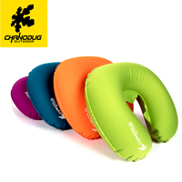 Oreiller de voyage gonflable en TPU en forme de U avec double valve pour avion et voiture – Vente en gros