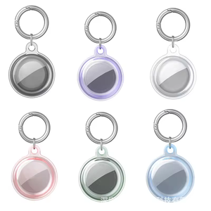 Coques de téléphone portable transparentes en TPU pour protection intégrale avant et arrière, anti-rayures, antichoc, légères (30g), compatibles <span class=keywords><strong>Airtag</strong></span> - Product Image 1