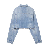 Ensemble de deux pièces pour femmes, jean droit en denim à paillettes brillantes, mode décontractée automne-hiver