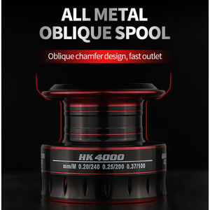 CHILENT Mini carrete giratorio, rueda de pesca, carrete con mango de agarre de Metal, Carretes de carpa de agua salada, carrete de pesca en aguas profundas - Product Image 4