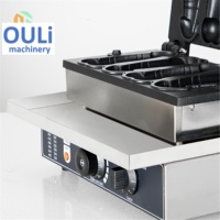 Autre machine à snacks électrique, gaufrier commercial en forme de pénis (4 pièces), équipement de fabrication de gaufres