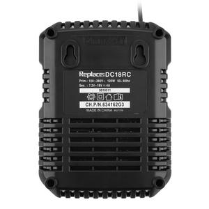 Batería de iones de litio de repuesto DC18RD 4A, <span class=keywords><strong>cargador</strong></span> rápido de un puerto para herramientas eléctricas Makitas BL1840 7,2 V-18V, <span class=keywords><strong>cargador</strong></span> rápido Original - Product Image 4