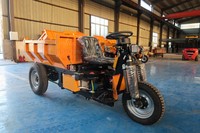 Mini-dumper Jinwang de 1,5 tonne, benne hydraulique, tricycles de chantier agricoles, véhicules de transport de matériaux, LED pour tunnel