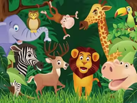 Papel Tapiz Personalizado con Diseño de Animales de Dibujos Animados en 3D, Papel Tapiz para Habitación de Niños y Niñas, Fondo de Pared para Dormitorio, Pintura Mural para Habitación Infantil