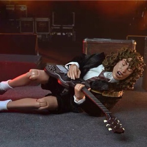 NECAAC/<span class=keywords><strong>DC</strong></span> Angus Young Baş Gitarist 8 inç PVC Aksiyon Figürü Modeli Rock and Roll Müzik Temalı Trend Oyuncak Klasik Kutulu - Product Image 4