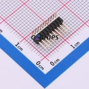 5AIW3-7440-110-W0 Pin Header Bent Lead Through Hole,P=1.27mm Connector 1x10P 1.27mm Pin Header Right Angle Insert - Product Image 1