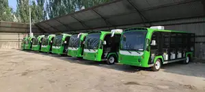 Shuncha-Coche eléctrico de 14 plazas, 72V, 5KW, sistema de CA, tracción en las 4 ruedas, carrito de golf, autobús turístico