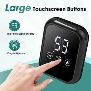 Black Vibration <b>Heating</b> Neck Massage Wrap Infrared Physiotherapy 2 Motors Timing Control 2500mAh Battery Customizable Size Logo - Product Image 5