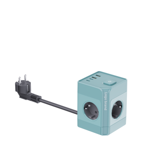 สินค้าใหม่ มาตรฐาน Rohs CE KC ปลั๊กพ่วง 2 ระดับ สายไฟยาว 2 เมตร พร้อมช่องเสียบ USB-A 2 ช่อง และ USB-C 2 ช่อง - Product Image 2