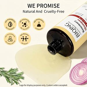 Champú y Acondicionador OEM Anticaspa con Cebolla, Biotina y Romero - Volumen desde la Raíz, Champú para <span class=keywords><strong>el</strong></span> Cuidado del <span class=keywords><strong>Cabello</strong></span> con Aceites Esenciales Frescos para <span class=keywords><strong>el</strong></span> Crecimiento del <span class=keywords><strong>Cabello</strong></span> - Product Image 1
