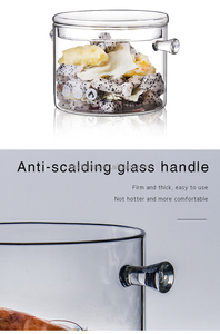 Offres Spéciales! Vente en gros de l'usine chinoise, Pot en verre utilisé sur la cuisinière à feu Direct pour Pot à <span class=keywords><strong>nouilles</strong></span> instantané, bol à <span class=keywords><strong>nouilles</strong></span> Transparent - Product Image 2