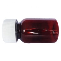 Bouteille de liquide oral en PET de 50ml avec capuchon résistant aux enfants-CRC bouchon à vis pour médecine jus sirop en vrac OEM