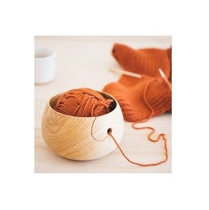 Boîte de rangement de fil de Crochet à tricoter en palissandre à la mode bol de fil en bois élégant pour cadeau de couture d'anniversaire de mère - Product Image 5