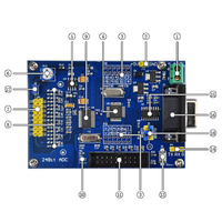 Modul Akuisisi Presisi Tinggi ADS1256+STM32F103C8T6 Kontrol Industri Papan Pembelajaran BARU 24 bit ADC Catu Daya