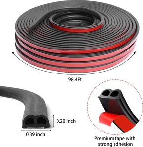 ผลิตภัณฑ์ยาง PVC แถบซีลกันน้ำสำหรับประตูรถยนต์ แถบยางตกแต่งใต้ท้องรถ - Product Image 5