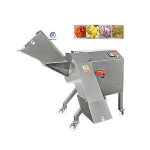 Macchina da taglio industriale per verdure frutta e zenzero, tagliatrice di cubetti di carote