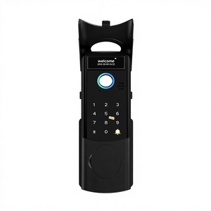 Smart Door <b>Lock</b> with Remote Visual Intercom 3D Face Recognition Tuya APP Fingerprint NFC IC Card Waterproof Keyless Entry - Product Image 1