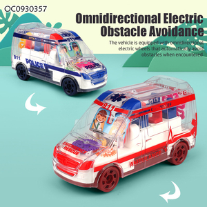 Voiture d'<span class=keywords><strong>ambulance</strong></span> électrique à roues universelles pour tout-petits, enfants, garçons - Product Image 3