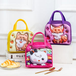 New Portable Cartoon Lunch Bag Internal Aluminum Foil Thickened Insulated Lunch Box Bag <strong>Children</strong> Cute With Lunch Box Bag - Product Image 2