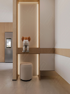 Mobile ingresso moderno in legno con luce LED a sensore, scarpiera modulare per ingressi bui, arredo smart per la casa - Product Image 4