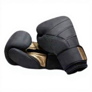 Gants de kickboxing MMA professionnels, extérieur en PU doré, sangle de poignet à boucle, doigts entièrement couverts, personnalisables, haute qualité, MUDASSAR SPORTS - Product Image 5