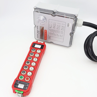 Control Remoto Inalámbrico para Grúa de 12 Botones y Una Sola Velocidad, Transmisor y Receptor