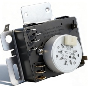 ตัวตั้งเวลาเครื่องอบผ้า W10642928 115V เครื่องอบผ้าแบบฝังตัว โครงพลาสติก ใช้งานด้วยมือ - Product Image 1